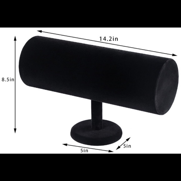 Coward Black T-bar Headband Holder Organizer! - Picture 5 of 5